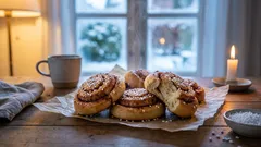 Christmas Cinnamon Rolls Step by Step