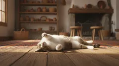 Is Your Cat Rolling on the Floor a Sign of Trust or a Plea for Attention?